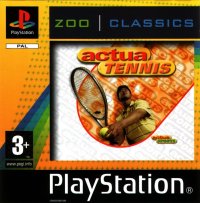Actua Tennis PAL Playstation PAL box art